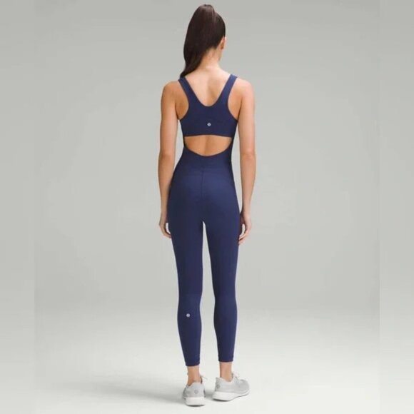 Lululemon Wunder Train Bodysuit 25" Night Sea - Picture 3 of 7